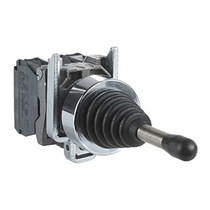 Manipulador Comando 3 Posições Retorno Ao Zero Cromado 22mm XD4PA22 Schneider