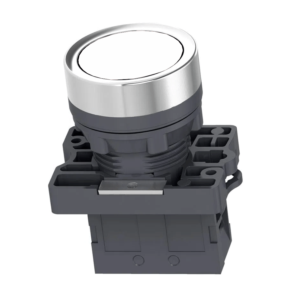Botão Branco 22Mm Impulso XA2EA11 Schneider - Dimensional