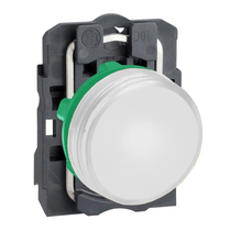 Sinalizador Modular Plástico Branco 22mm 24VCA XB5AVB1 Schneider
