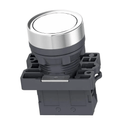 Botão Iluminado Redondo Plástico Branco 22mm 24Vca Schneider - Dimensional | Visão superior do produto