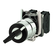 Comutador Chave 2 Posições Metálico Preto 22mm XB4BG21 Schneider