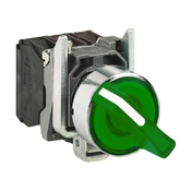 Comutador Iluminado Knob 22mm XB4BK123B5 Schneider