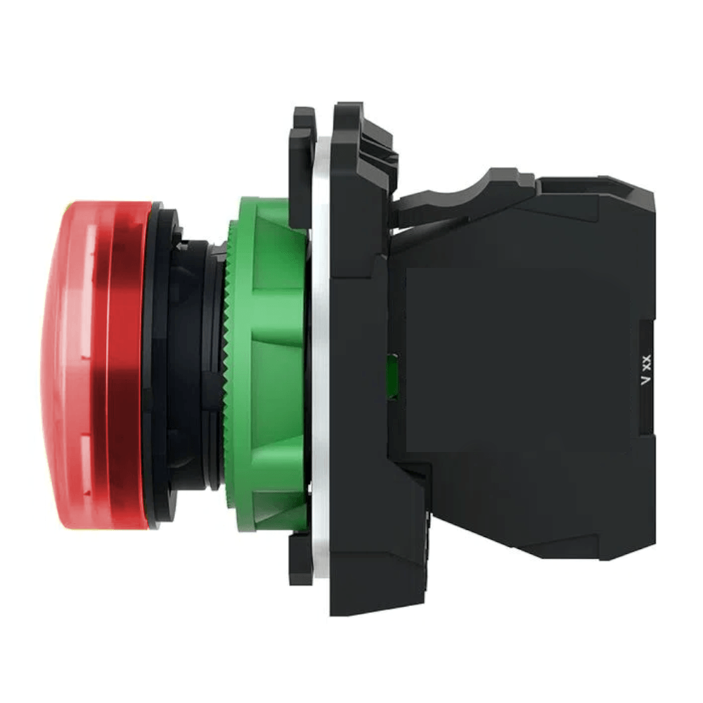 Botão Vermelho 22Mm 600V Impulso Com Capa Protetora Silicone XB5AP42 ...