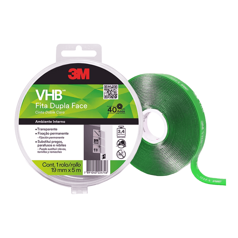 3M VHB 4611F Biadesivo In Schiuma Acrilica - Foto 2