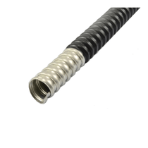 Eletroduto Flexível Metálico Sealtubo Pvc Cloreto Polivinila 3/4" Preto SSP6034 SPTF
