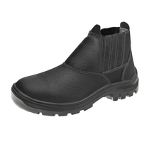 Bota Elástico Bidensidade Bico De Plástico Palmilha De Aço Preta 10VB48BPPA Tamanho 35 CA 29393 Marluvas