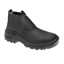 Bota Elástico Bidensidade Bico De Plástico Palmilha De Aço Preta 10VB48BPPA Tamanho 40 CA 29393 Marluvas
