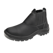Bota Elástico Bidensidade Bico De Plástico Palmilha De Aço Preta 10VB48BPPA Tamanho 42 CA 29393 Marluvas