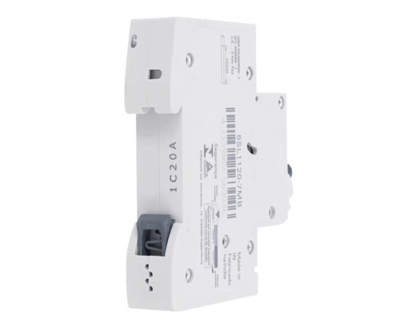 Disjuntor Mini Monopolar 10a 220/380VCA C 6KA 5SL61107MB Siemens