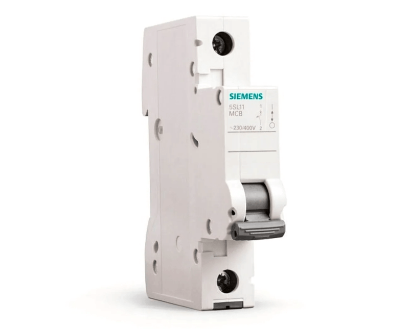 Disjuntor Mini Monopolar 1A 220/380VCA Curva C 10KA 5SY41017 Siemens