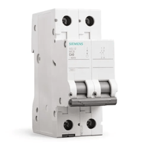 Disjuntor Mini Bipolar 1A 220/400VCA C 6KA Sentron 5Sy62017 Siemens