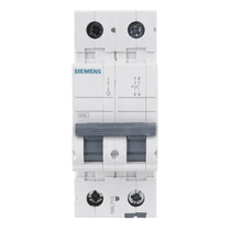 Disjuntor Mini Bipolar 10A 220/380VCA D 15KA Sentron 5Sy72108 Siemens