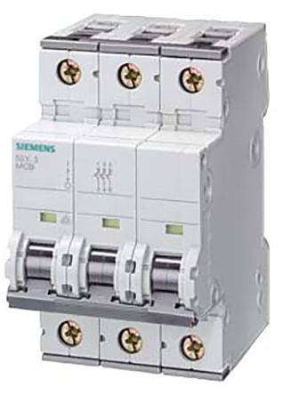 Disjuntor Mini Tripolar 25A 220/380VCA C 10KA Sentron 5Sy43257