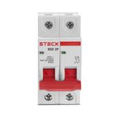 Disjuntor Mini Bipolar 32A Curva B 6KA SDZD62B32 Steck