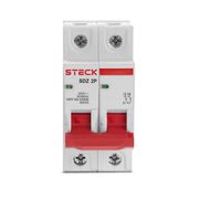 Disjuntor Mini Bipolar 32A Curva B 6KA SDZD62B32 Steck