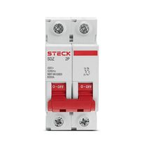 Disjuntor Mini Bipolar 63A Curva C 4,5KA SDZD62C63 Steck