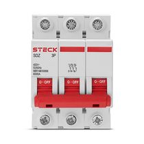 Disjuntor Mini Tripolar 4A Curva C 6KA SDZD63C04 Steck