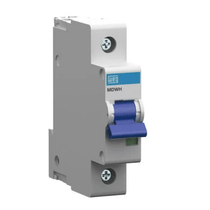 Disjuntor Mini Monopolar 6A 400VCA/250VCC B 10KA Mdwh Mdwhb6 Weg