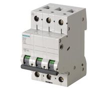 Disjuntor Mini Tripolar 50A 220/380VCA Curva C 6KA 5SL63507MB Siemens