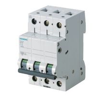 Disjuntor Mini Tripolar 20A 220/380VCA D 15KA Sentron 5Sy73208 Siemens