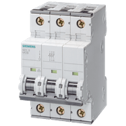 Disjuntor Mini Tripolar 4A 250/440VCA Curva C 40KA 5SY83047 Siemens