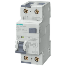 Disjuntor Diferencial Residual Monopolar + Neutro C 230VCA 32A 300MA 10KA 5SU16541KK32 Siemens