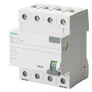 Disjuntor Diferencial Residual Tetrapolar 400VCA 25A 30MA 5SVCA 5SV33426KK12 Siemens