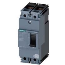 Disjuntor Caixa Moldada Bipolar Termomagnético Fixo 415VCA 50A 25KA 3VM11503ED220AA0 Siemens