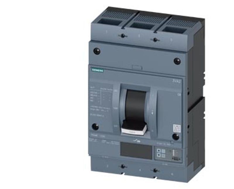 Disjuntor Caixa Moldada Tripolar Eletrônico 380VCA 1000A 55KA Sentron ...
