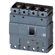 Disjuntor Caixa Moldada Tetrapolar Térmico/Magnético Ajustável 380VCA 250A 55KA Sentron 3Va12255Ef420Aa0 Siemens