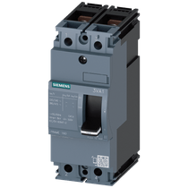 Disjuntor Caixa Moldada Bipolar Térmico/Magnético Fixos 380VCA 100A 36KA Sentron 3Va11104Ed220Aa0 Siemens