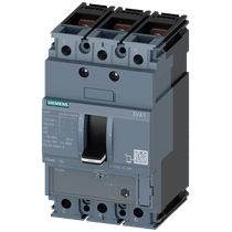 Disjuntor Caixa Moldada Tripolar Térmico/Magnético Fixos 380VCA 125A 55KA Sentron 3Va11125Mh320Aa0 Siemens