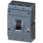 Disjuntor Caixa Moldada Tripolar Termomagnético Fixo 415VCA 1000A 70KA 3VA15106EF320AA0 Siemens