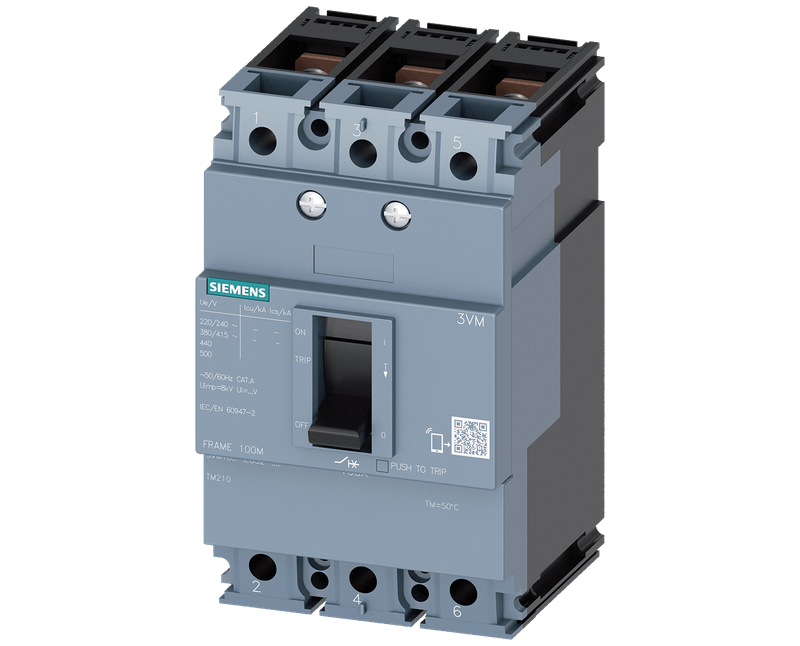 Disjuntor Caixa Moldada Tripolar Termomagnético Fixo 415VCA 32A