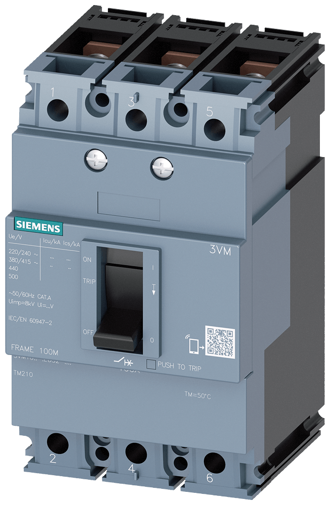 Disjuntor Caixa Moldada Tripolar Termomagnético Fixo 415VCA 32A