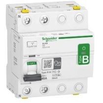 Disjuntor Diferencial Residual Bipolar 250VCA 40A 30MA 10KA Acti9 A9Z61240 Schneider