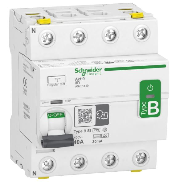 Disjuntor Diferencial Residual Tetrapolar B 400VCA 40A 30MA 10KA