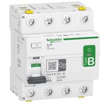 Disjuntor Diferencial Residual Tetrapolar B 400VCA 80A 30MA 10KA Acti9 A9Z61480 Schneider