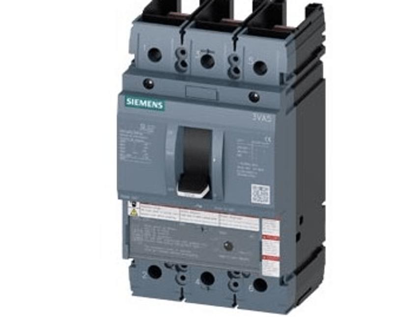 Disjuntor Caixa Moldada Tripolar 480VCA 175A 35KA 3VA52175EC310AA0