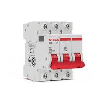 Disjuntor Mini Tripolar 16A Curva C 6KA SDZD63C16 Steck