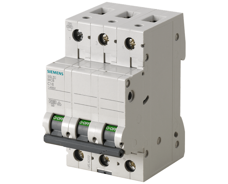 Disjuntor Mini Tripolar 25A 220/380VCA C 4,5KA Sentron 5Sl33257Mb