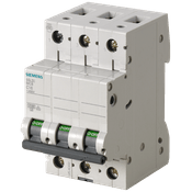 Disjuntor Mini Tripolar 50A 220/380VCA Curva C 4,5KA 5SL33507MB Siemens