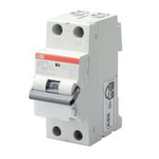 Disjuntor Diferencial Residual Bipolar Curva C 230/240VCA 32A 30MA 10KA Ds202C DS202CMC32A30 ABB