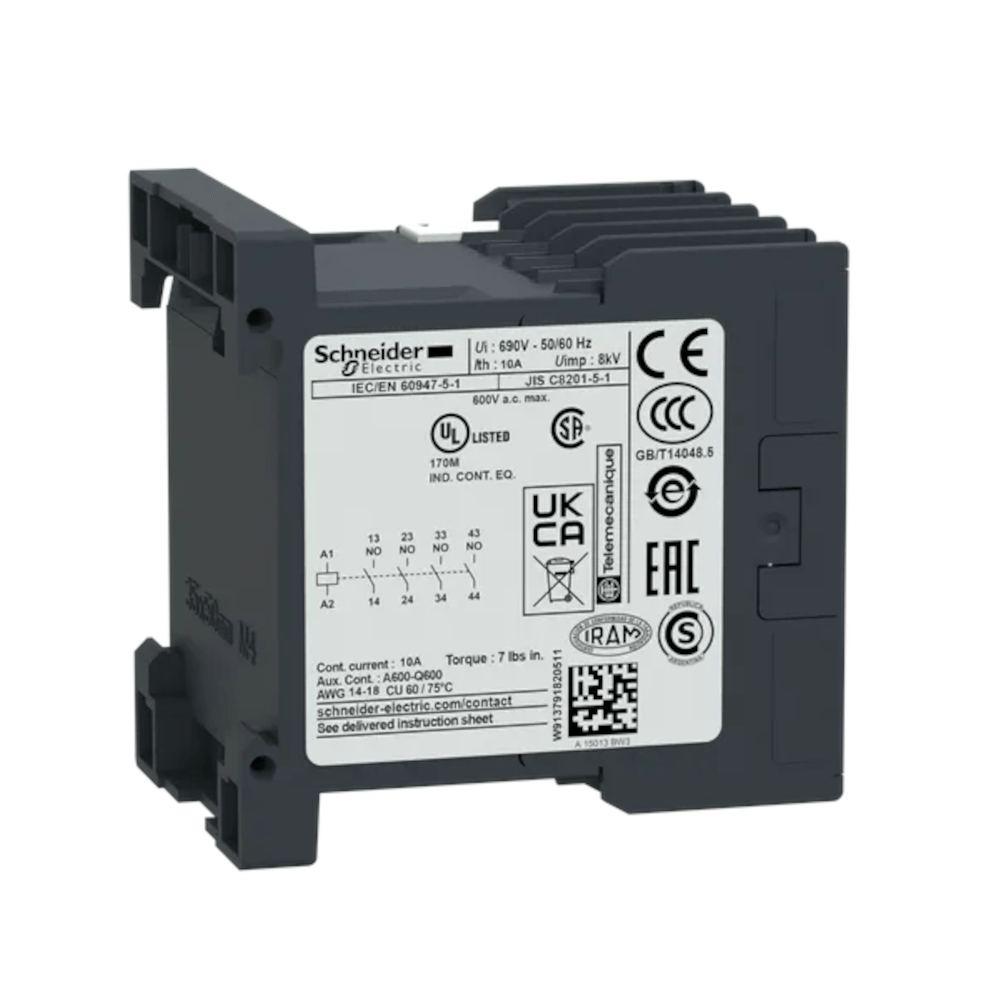 Commutateur Contrôle AC DC INV 18A 24VCA 50/60HZ C/ENCL.MEC.S/TERM Contacteur Industriel