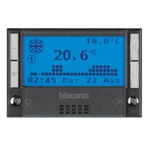 Controlador Temperatura Termostato 4 Zon 3 Mods Anthracite HS4695 Pial Legrand