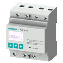 Medidor Energia e Potência Eletrônico Trifásico 45/65Hz 80A 230V 7KT1665 Siemens