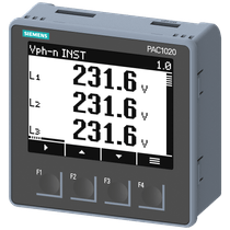 Medidor Energia e Potência Eletrônico 5A Pac1020 7KM10200BA011DA0 Siemens