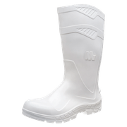 Bota Profissional PVC Branco PVC Cano Longo C/F Sem Biqueira 100AWORKFCABR Tamanho 40 CA 40754 Marluvas