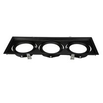 Luminária Led Multiple Spot Embutir Preto Bivolt 3X 37W Multispot 7015483 Ledvance