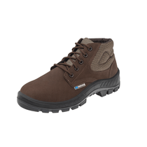 Botina Nobuck Cadarco Bidensidade Bico Plastico Marrom Cafe 50B26CBBP Tamanho 42 CA 13808 Marluvas